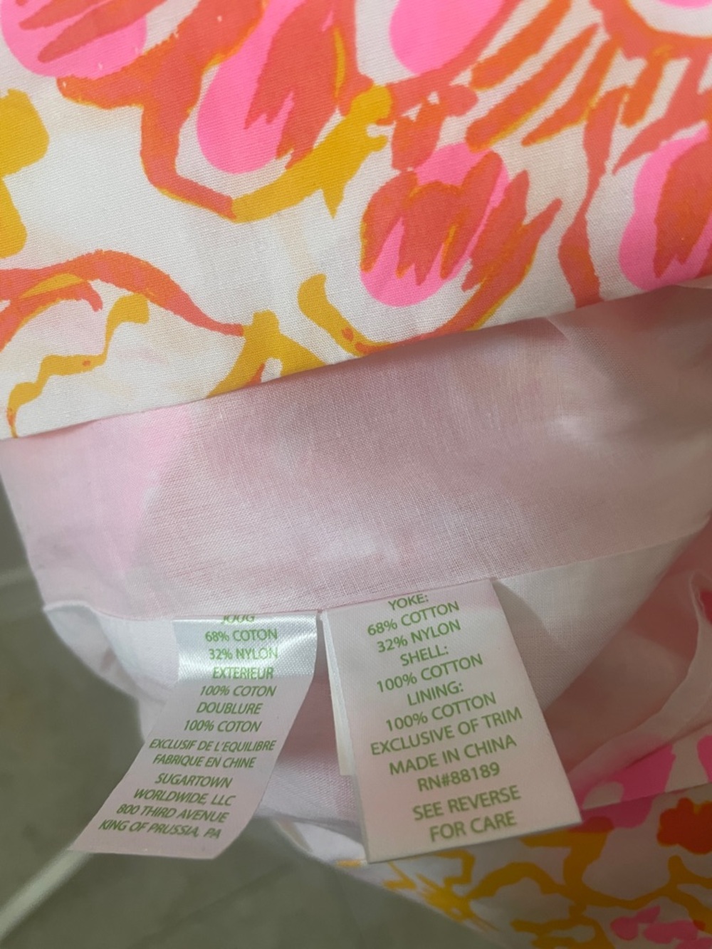 Lilly Pulitzer Women’s Pink White Floral Sleeveless Reagan Fit & Flare Dress - Picture 8 of 13